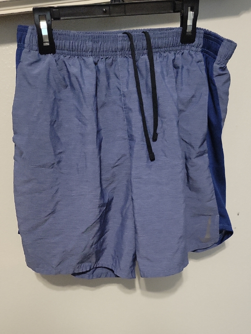 Nike Men's Blue Elastic Waist Drawstring Shorts